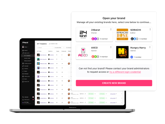 Brand Admin console preview